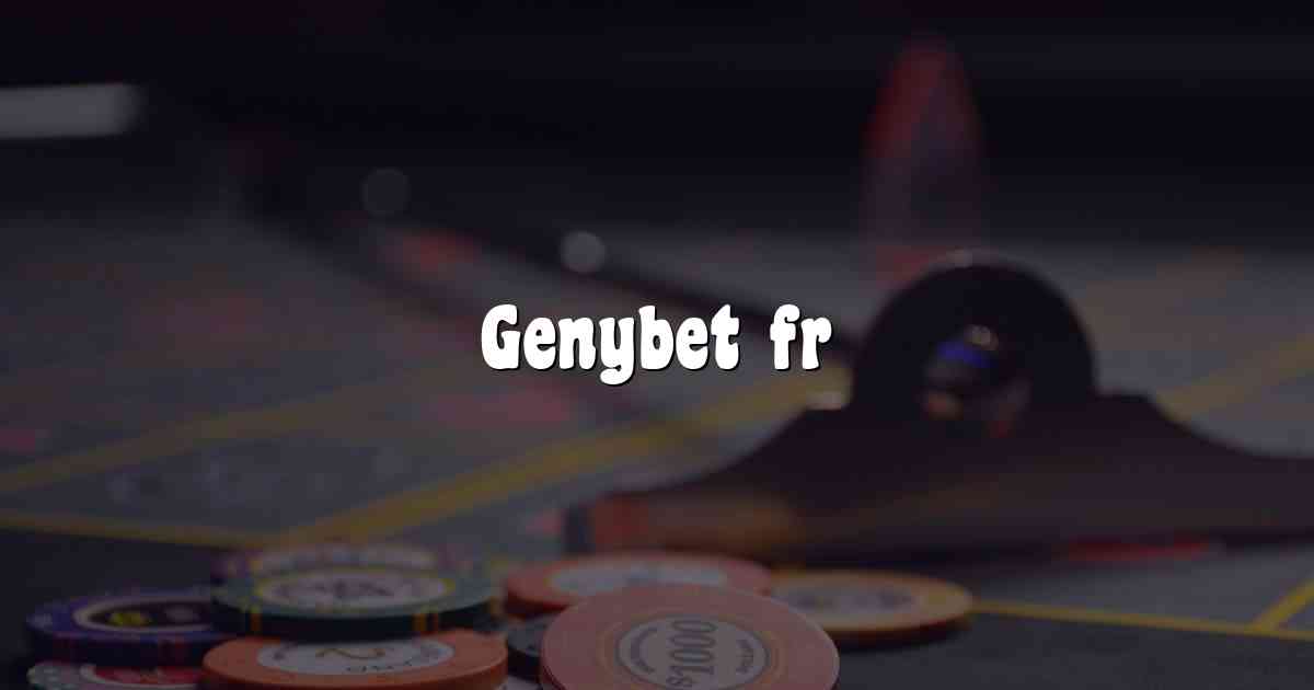 Genybet fr