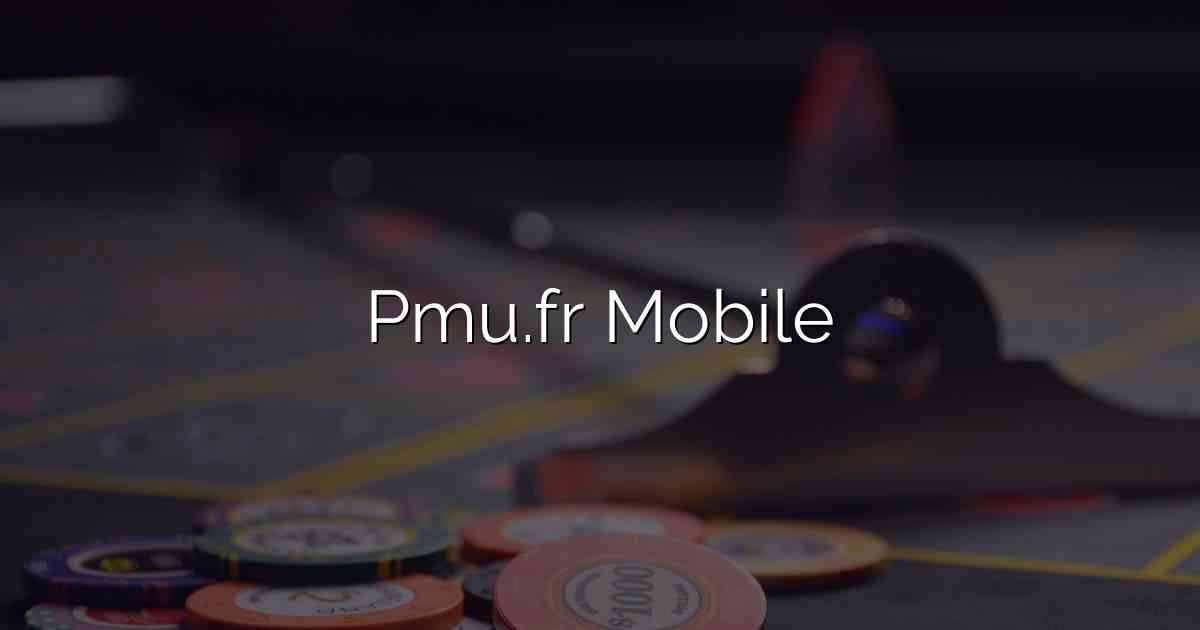 Pmu.fr Mobile